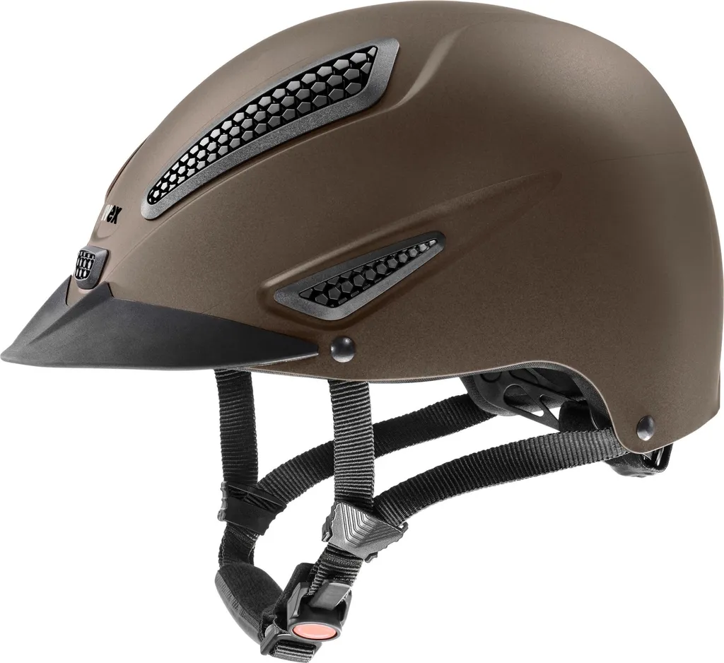 Bombe d'équitation réglable UVEX Perfexxion II Marron Mat 52-55 cm XXS