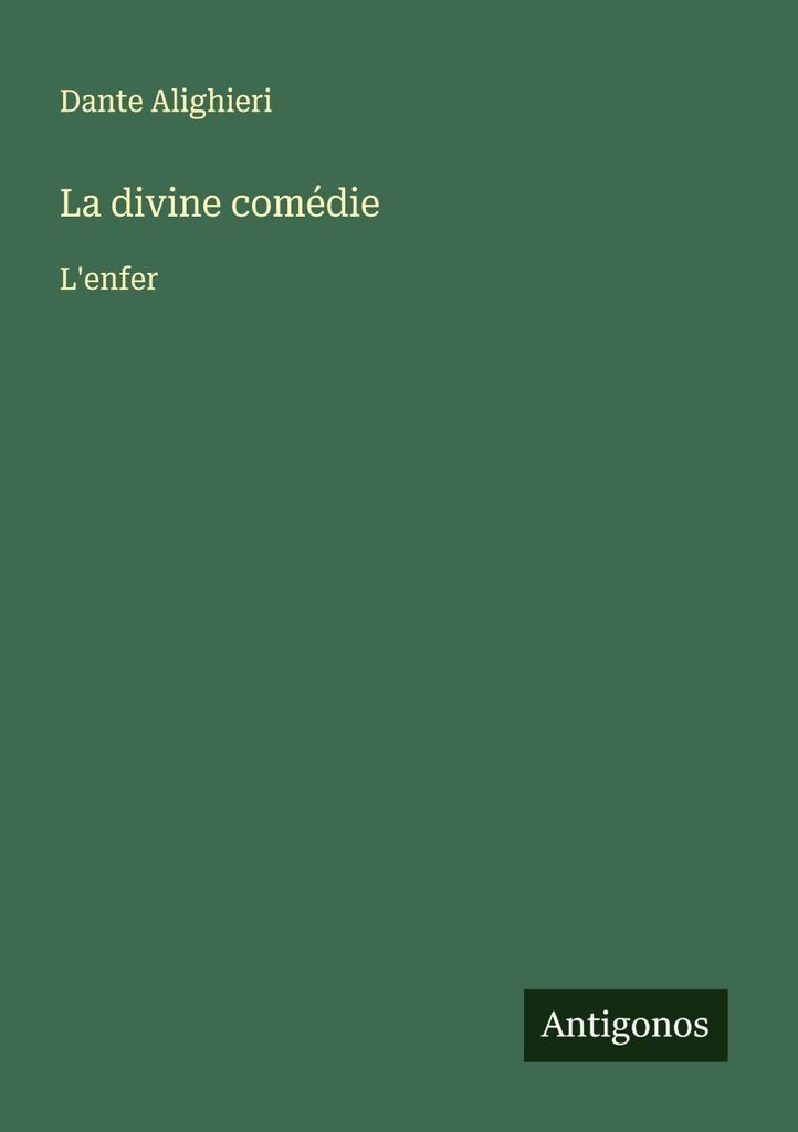 La divine comédie