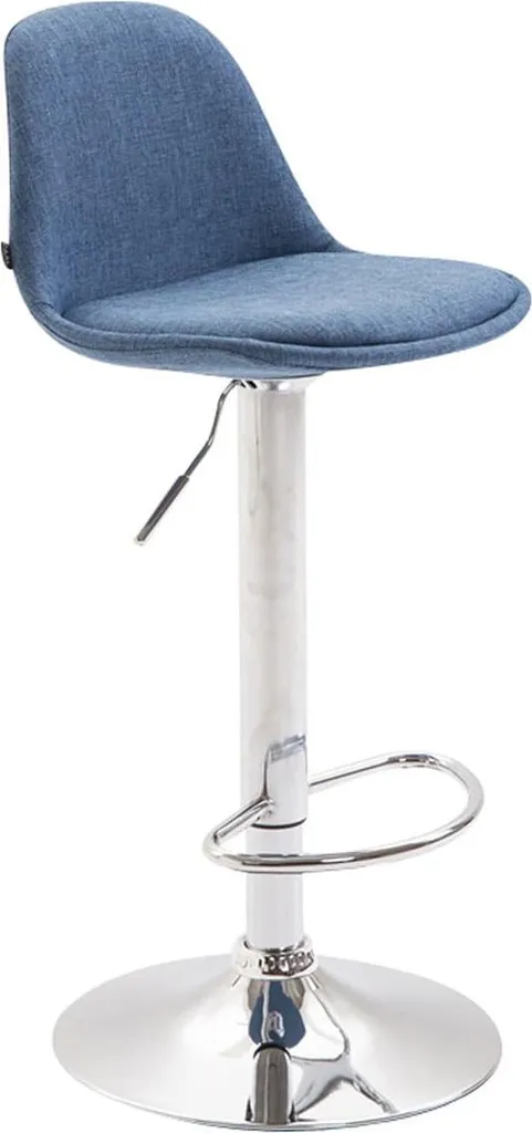 Sgabello da Bar Blu Elegante: Comfort Regolabile per la tua Casa
