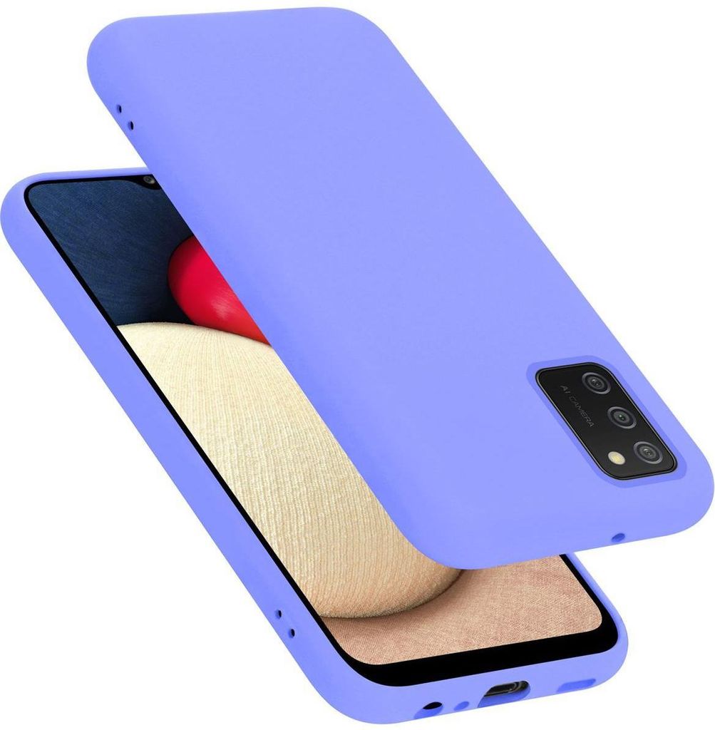 Cadorabo Schutzhülle für Samsung Galaxy A02s Hülle in Lila Handyhülle Case Cover TPU Etui