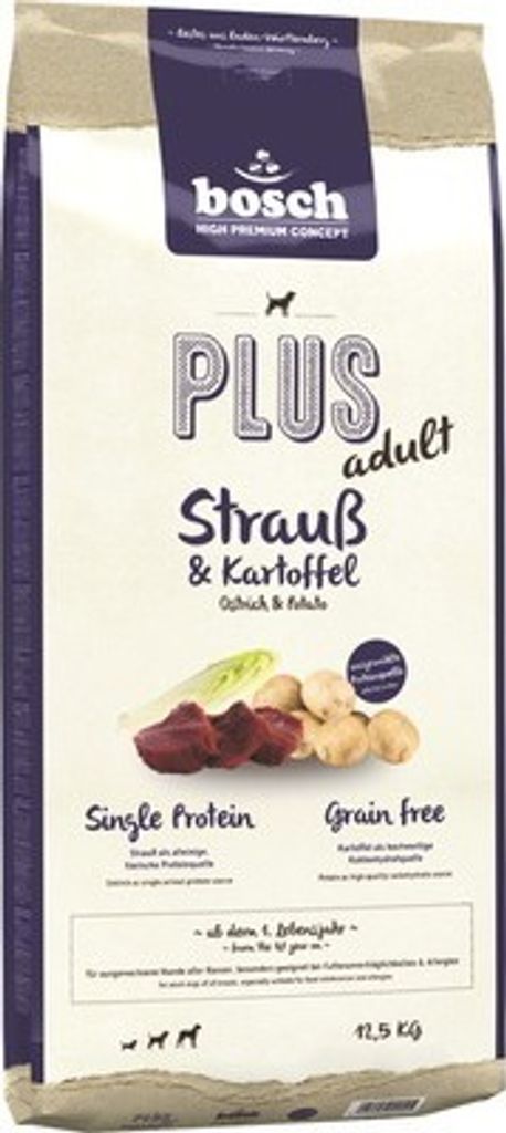 Bosch Plus Struzzo e patate - 12,5 kg Immagine del prodotto 
