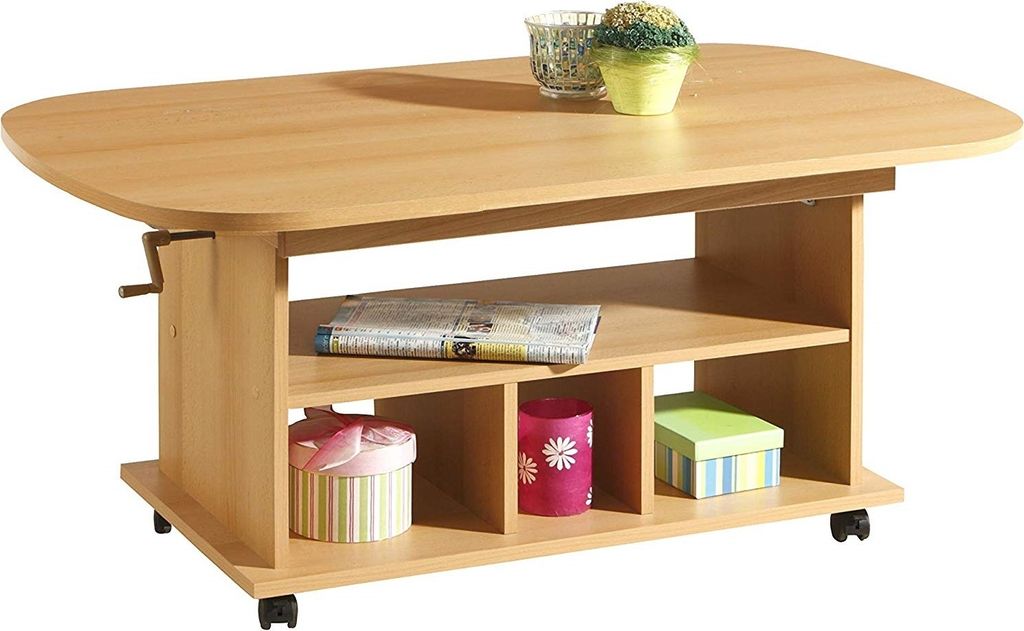 Couchtisch Babsi II Buche | Funktion höhenverstellbar Produktbild 