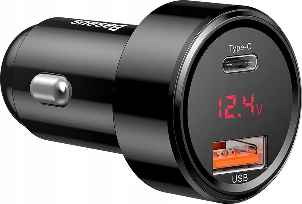 Baseus CCMLC20C-01 Caricatore mobile per auto nero Immagine del prodotto 