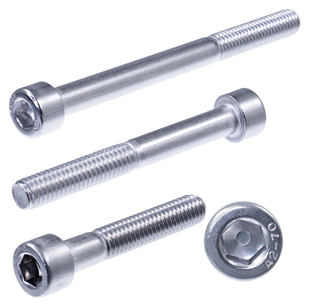 SECCARO Cilinderschroef M6 x 70 mm, roestvast staal V2A/VA Productafbeelding  AI-gegenereerde afbeelding