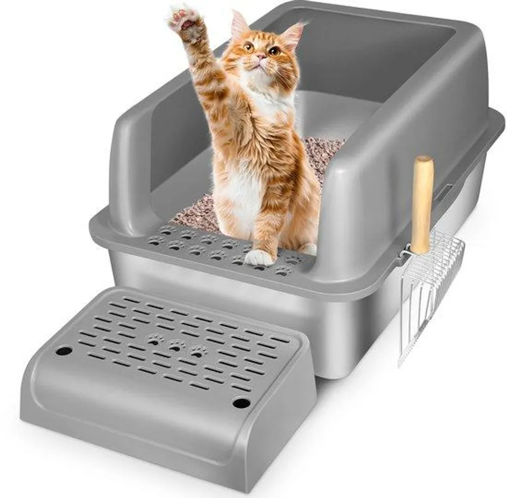 Plonge inox à poser de 28 litres avec commande au pied et châssis fermé