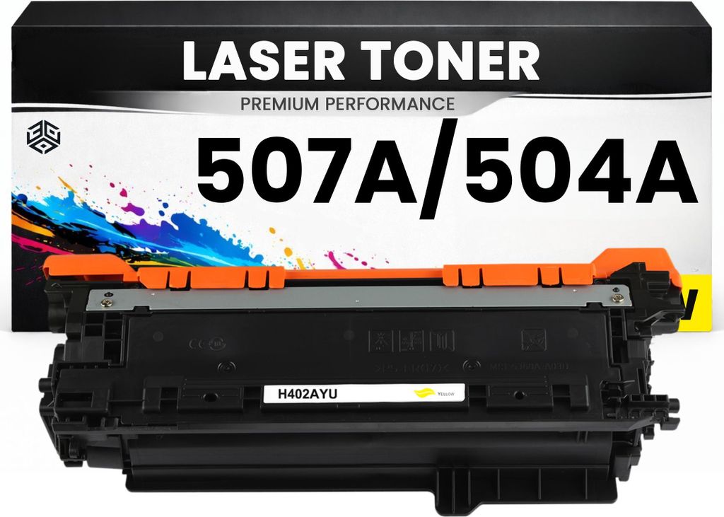 Toner 507A / 504A für HP Gelb CE402A CE252A EP723 Premium Alternativ Canon i sensys LBP7750cdn Color LaserJet CM3530FS/3530 CP3520 500