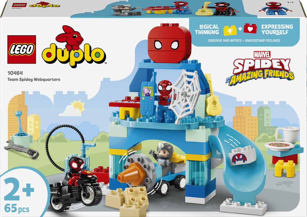 LEGO DUPLO | Marvel Team Spideys Hoofdkwartier - Educatief Productafbeelding 