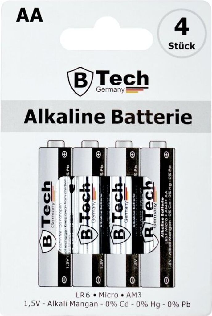 Batterie Alkaline (4er Pack) LR6 AA Mignon-Blister