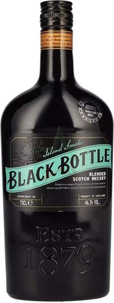 Black Bottle ISLAND SMOKE Blended Scotch Whisky 46.30 % 0,70 lt.