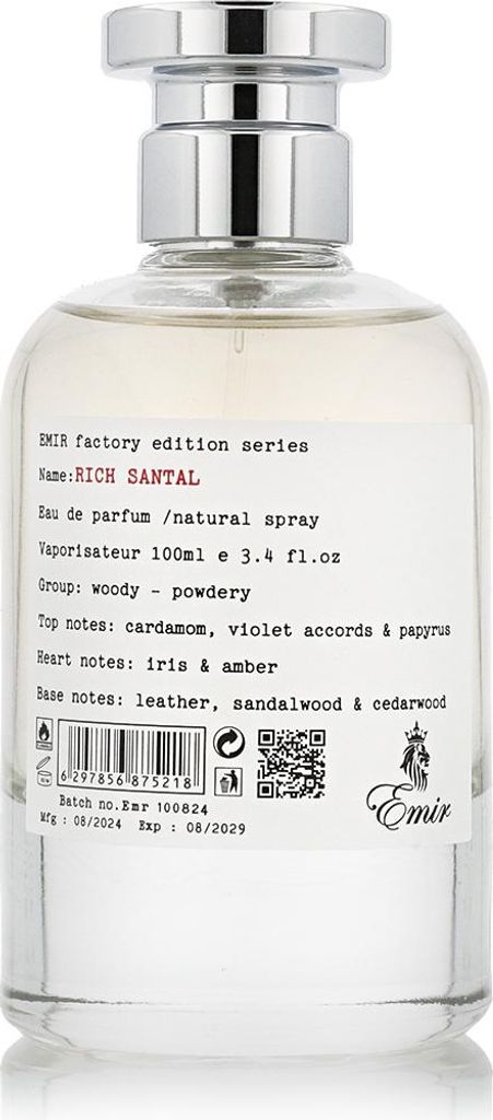 Emir Rich Santal EDP 100 ml UNISEX Obrázek produktu 