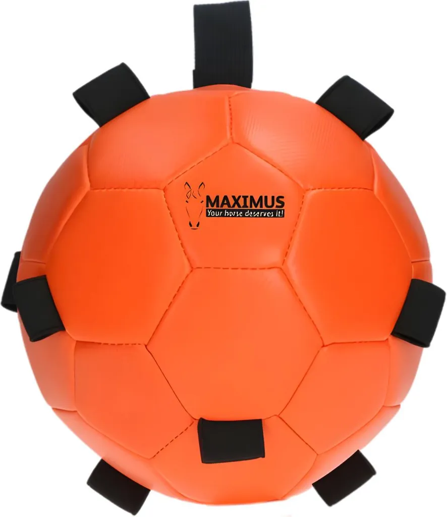 Maximus Fun Play Ball Orange: Gioco Interattivo per Cavalli Felici