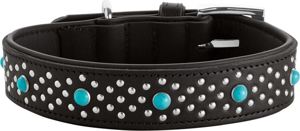 Hunter Hunde Halsband Madona schwarz, Größe:50 cm