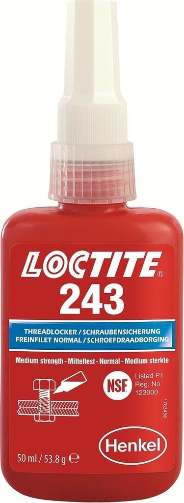 Henkel Schraubensicherung 50ml mittelfest 243 Loctite - Produktbild 