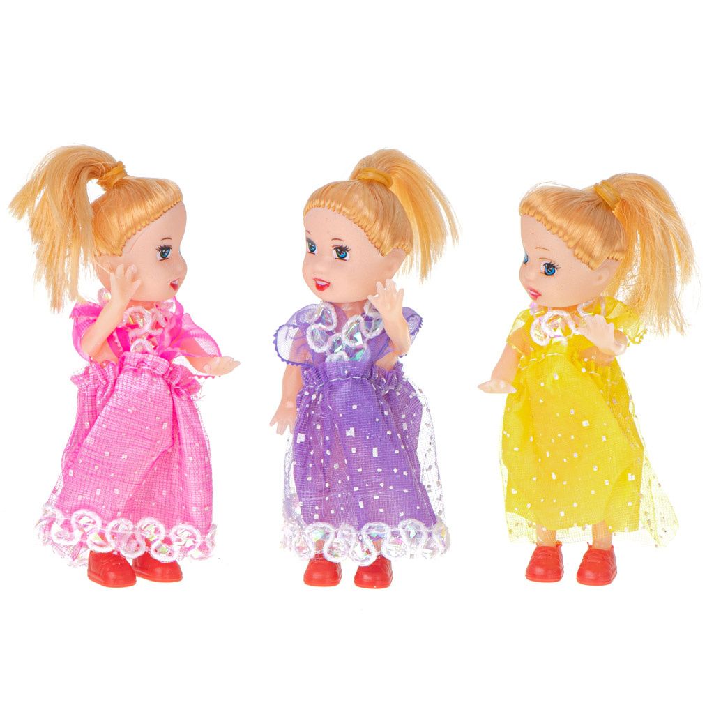 Lalki Lalki do domku dla lalek Zestaw 3 szt. 10 cm Zdjęcie produktu 