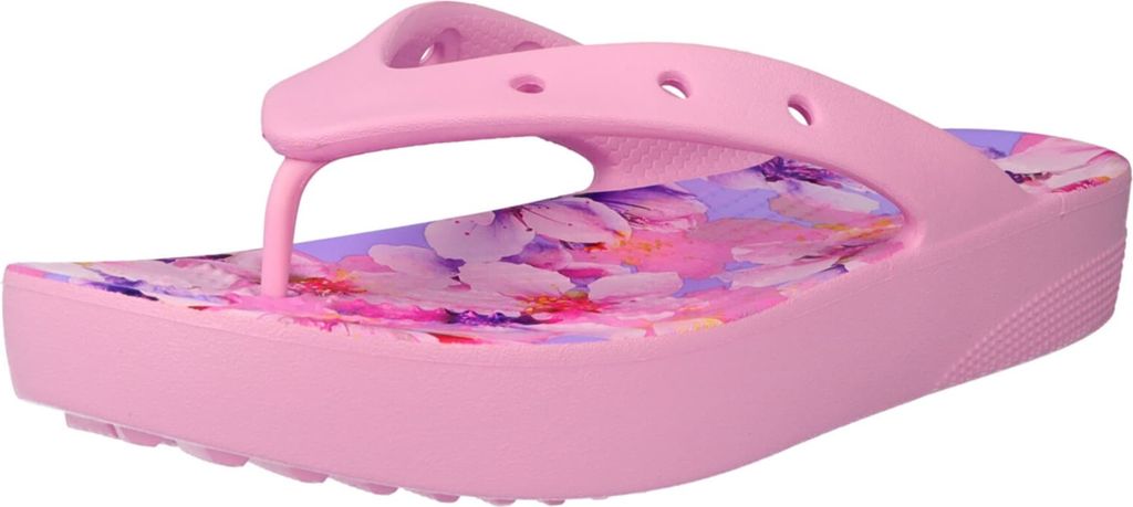CROCS Bade-Zehentrenner Platform Cerry Blossom Flip Damen 31353538333430 Rosa 38 EU
