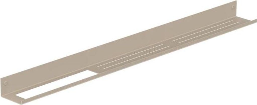 Badezimmerregal modernes Design mit Handtuchhalterung Schwarz/Weiß/Grau Größenvarianten, Farbe:Grau, Ausführung:Links, Größe:Large