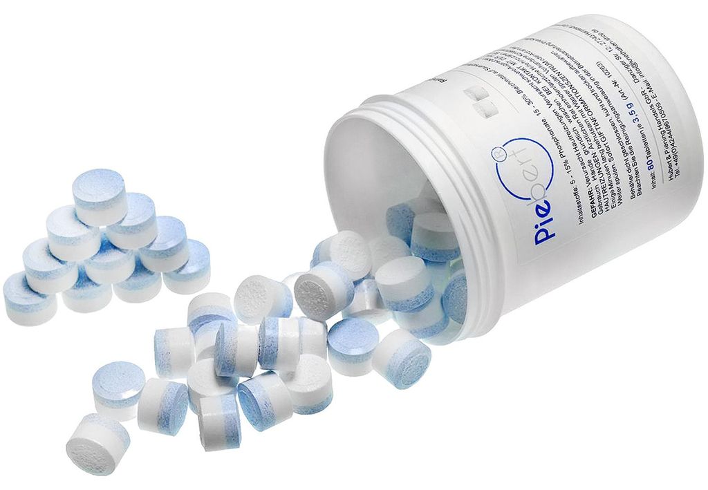 Piebert 2-Phasen Reinigungstabletten 10263 Dose á 80 Produktbild 