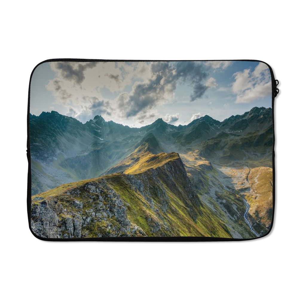MuchoWow Laptop Hülle 13 Zoll Die Alpen in Österreich Laptoptasche - Laptophülle - Sleeve - Rundumschutz