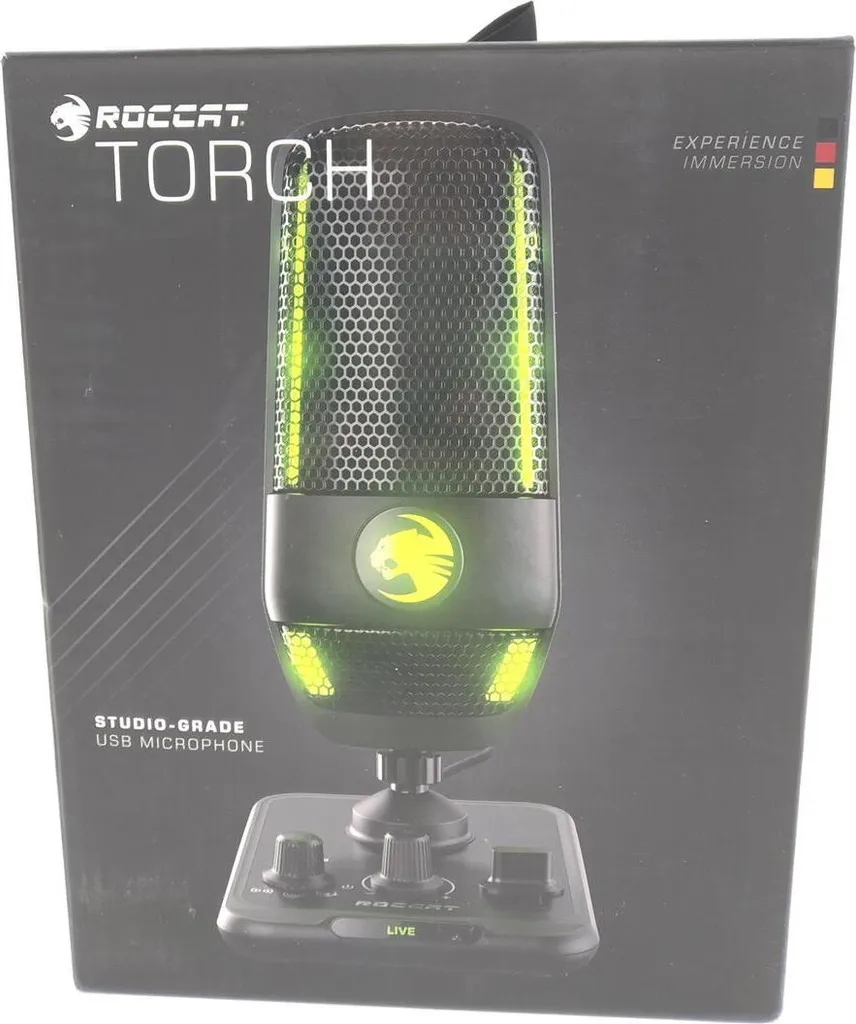 Micro USB ROCCAT Torch 24-bit 110dB avec Éclairage RGB Réactif - 10