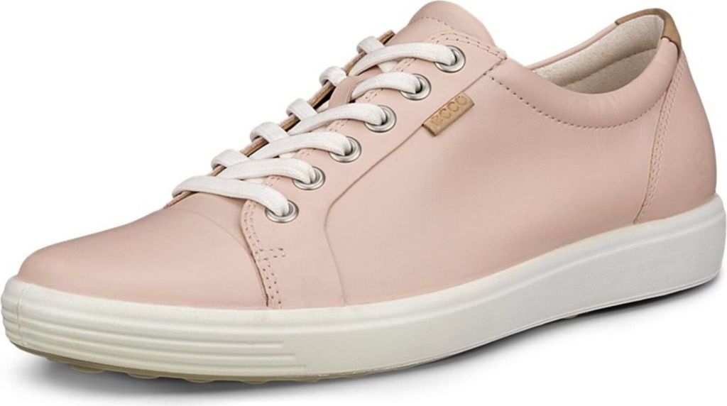 Ecco Soft 7 W On Train Damenlederschuhe in Taupe – 8/8,5 Großbritannien - 42 EU - 11/11,5 US