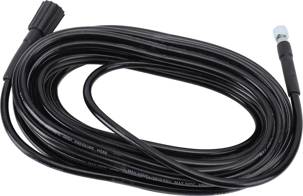 Hochdruckreiniger-Schlauch, Mehrzweck-Gummi, flexibel, lange Haltbarkeit, universelle Passform für Autos, Wohnmobile, Terrassen, Decks, Zäune, 15 m