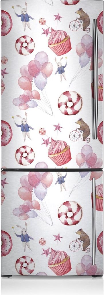 Magnete Küche Kühlschrank Kühlschrankmagnete 60x205 cm - Süßigkeiten und Ballons.