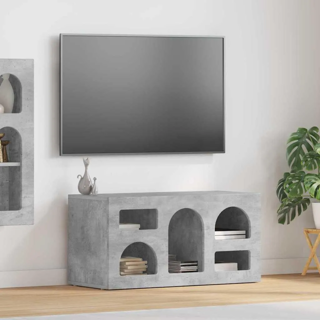 Mobile TV Industrial Maison Exclusive Grigio Cemento - Arredo TOP