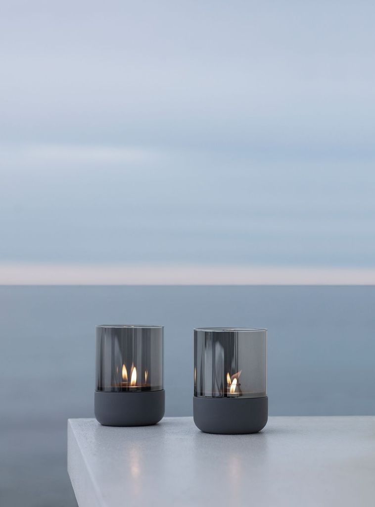 Blomus Windlicht -CALMA- S Steel Gray Produktbild 3
