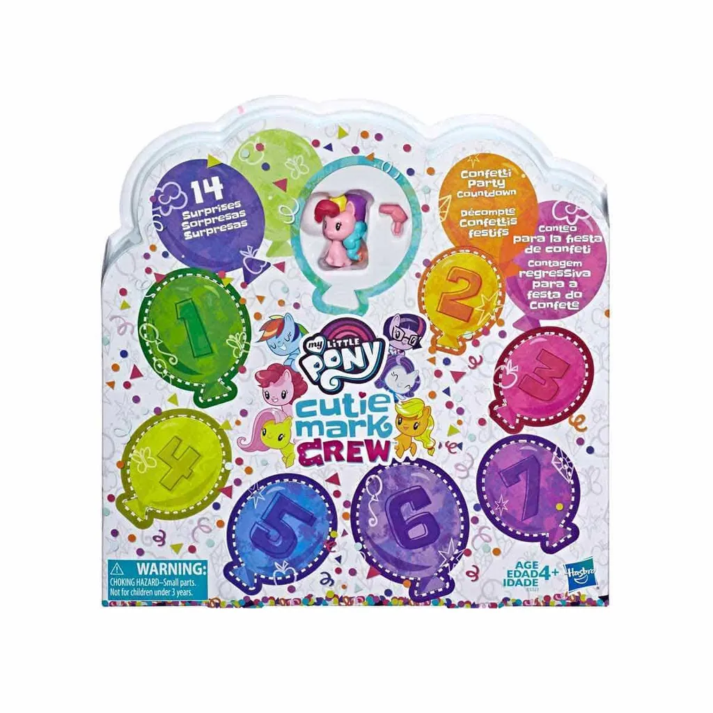 Pack de Figurines My Little Pony Cutie Mark Party pour Enfants dès 3 Ans