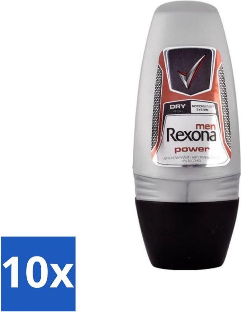 Rexona - Advanced Protection - Deo Roll-on - Antitranspirant - 50 ml - Vorteilspack - 10 Stücke