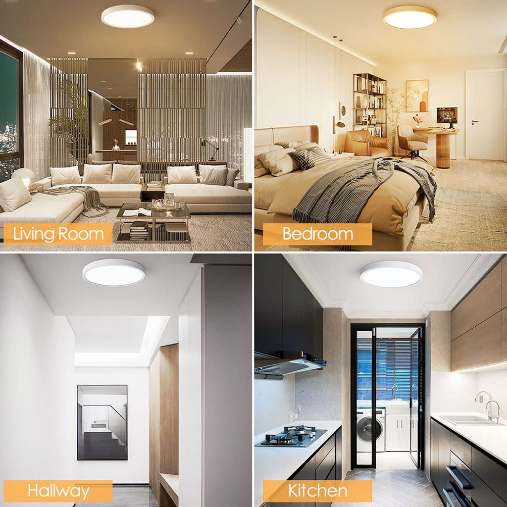 LED Flur Wohn Schlaf Zimmer Leuchten Dimmbar RGB