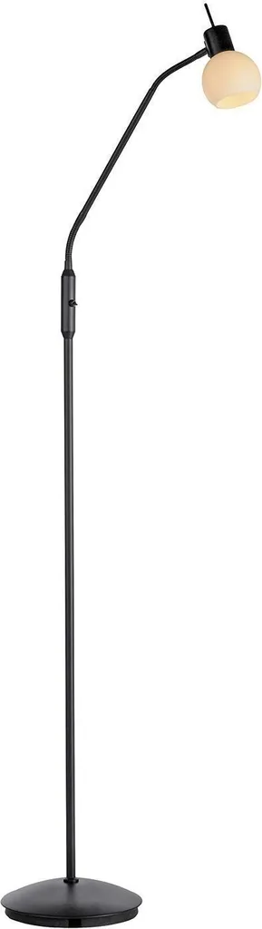 Luce e Ombra: Lampada da Terra LED Nera 162cm in Metallo