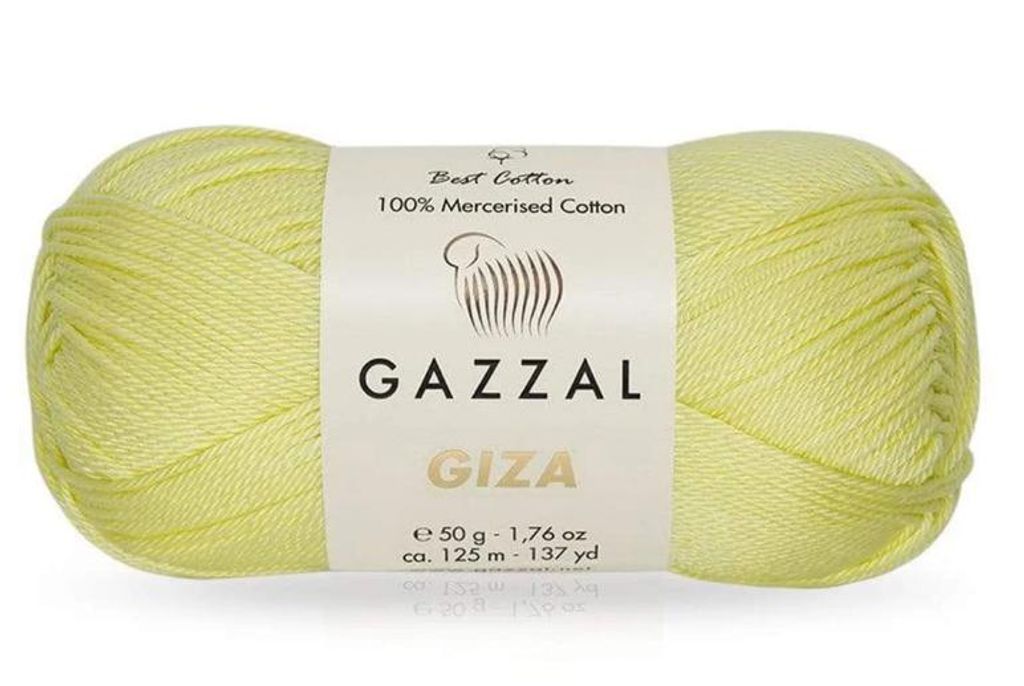 Gazzal Giza 2459 Wolle Baumwollgarn mercerisiert 50 g 125 m Produktbild 