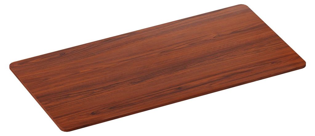 Plateau de bureau bords arrondis 150x75cm, noyer Image du produit 