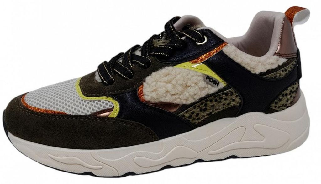 Baskets Poelman multicolores Image du produit 