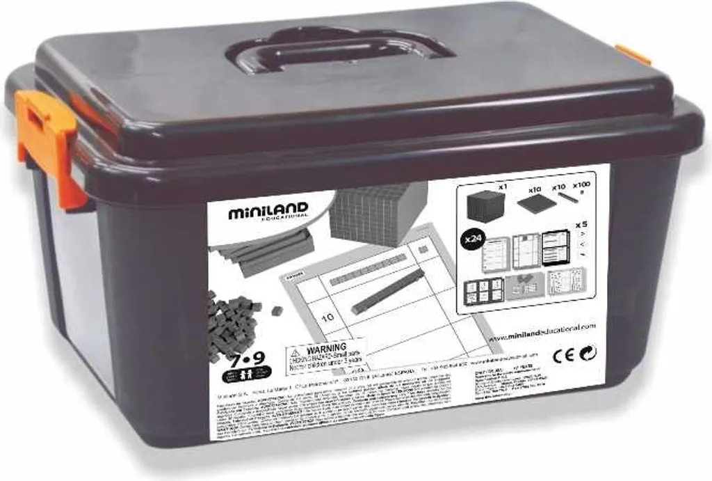 Miniland Activity Base 10 Jouets Éducatifs Multicolores Robustes 10cm