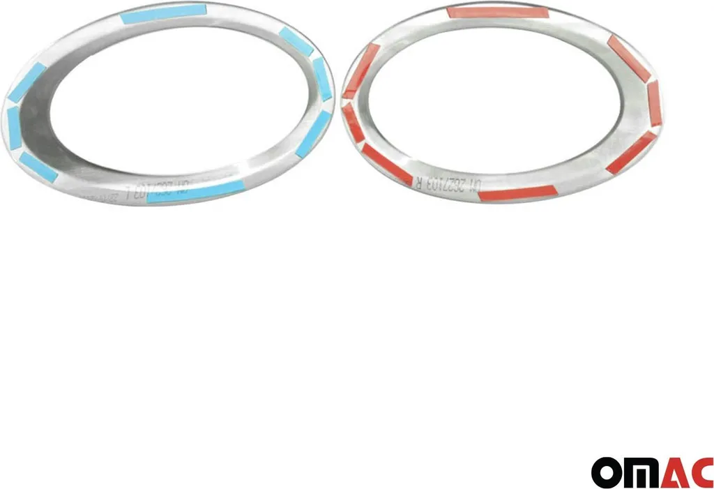 Cornice per fendinebbia per Ford Connect 2009-2014 cromo ABS 2x - 5