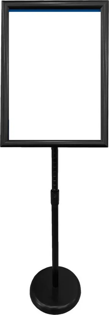 EUROPEL 355048 Supporto informativo EUROPEL ECONOMY + cornice per poster, DIN A3, nero