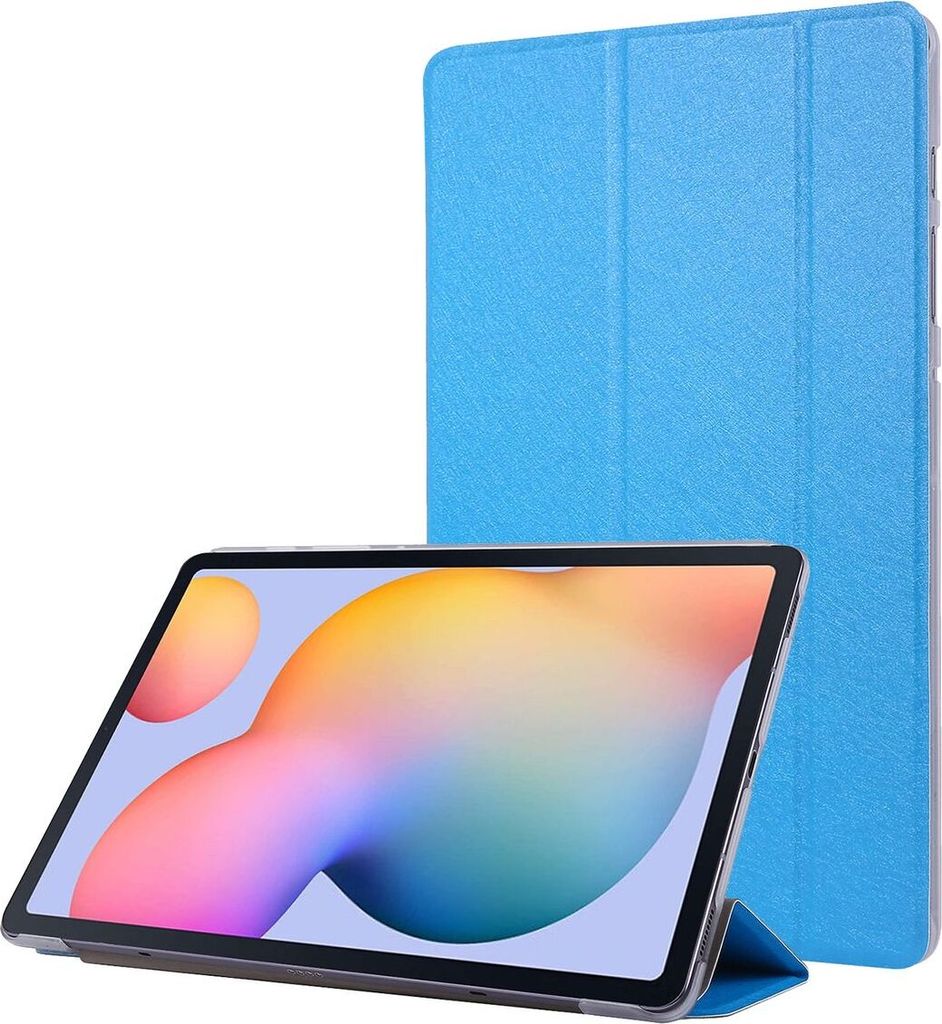 Schutzhülle Tablethülle für Samsung Galaxy Tab S8 Plus Case Cover Etuis Tasche 360, Farbe:Himmelblau