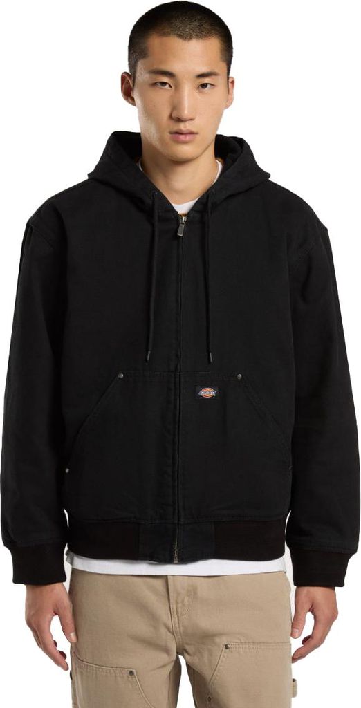 Dickies Herren Zip Hoodie Hilham Canvas black XL