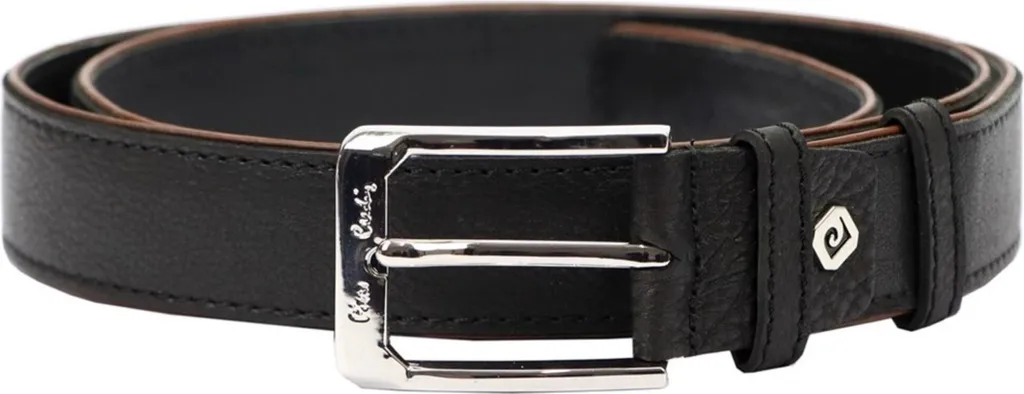 Ceinture Pierre Cardin greg42260 avec boucle ardillon chrome brossé