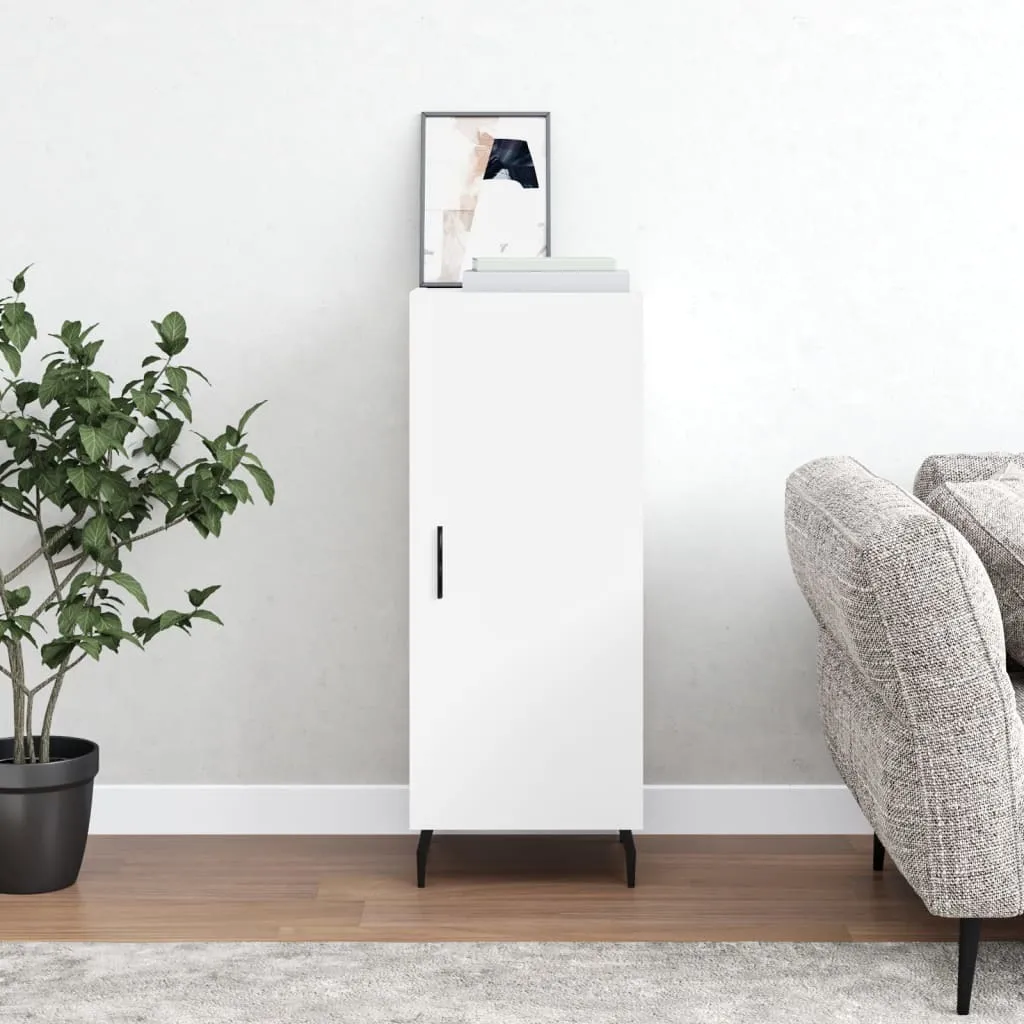 Maison Exclusive - Credenza bianca 34,5x34x90 cm Materiale ligneo