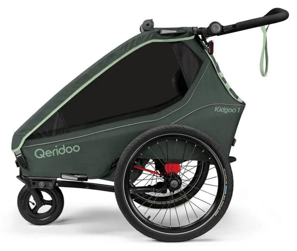 Qeridoo Kidgoo 1 - Kinderfahrradanhänger für 1 Kind, Farbe: Produktbild 