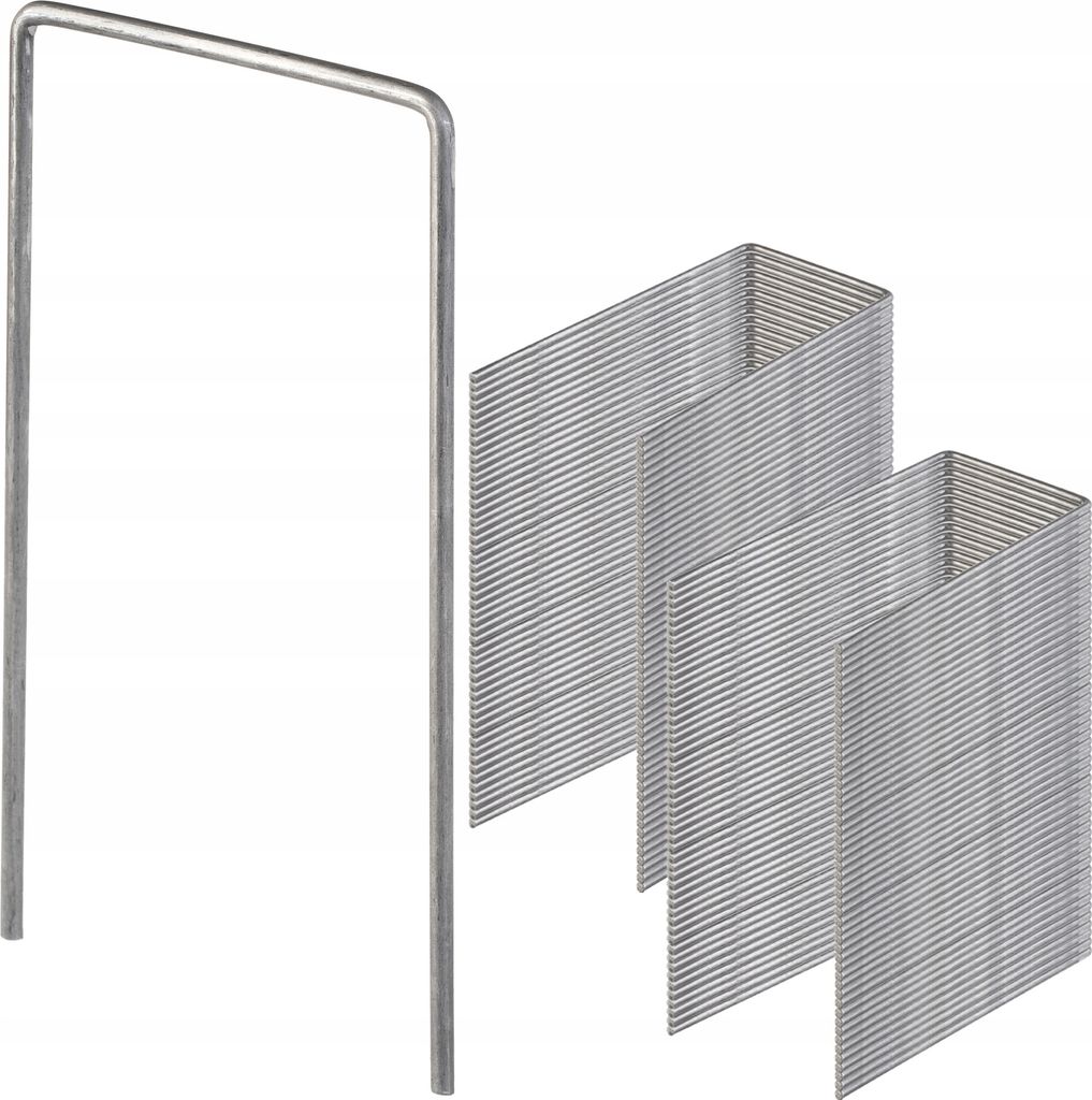 KADAX Erdanker aus Stahl "Salcha", Bodenanker, Werkzeugzubehör, Befestigungsanker, Klein, 100 Stück