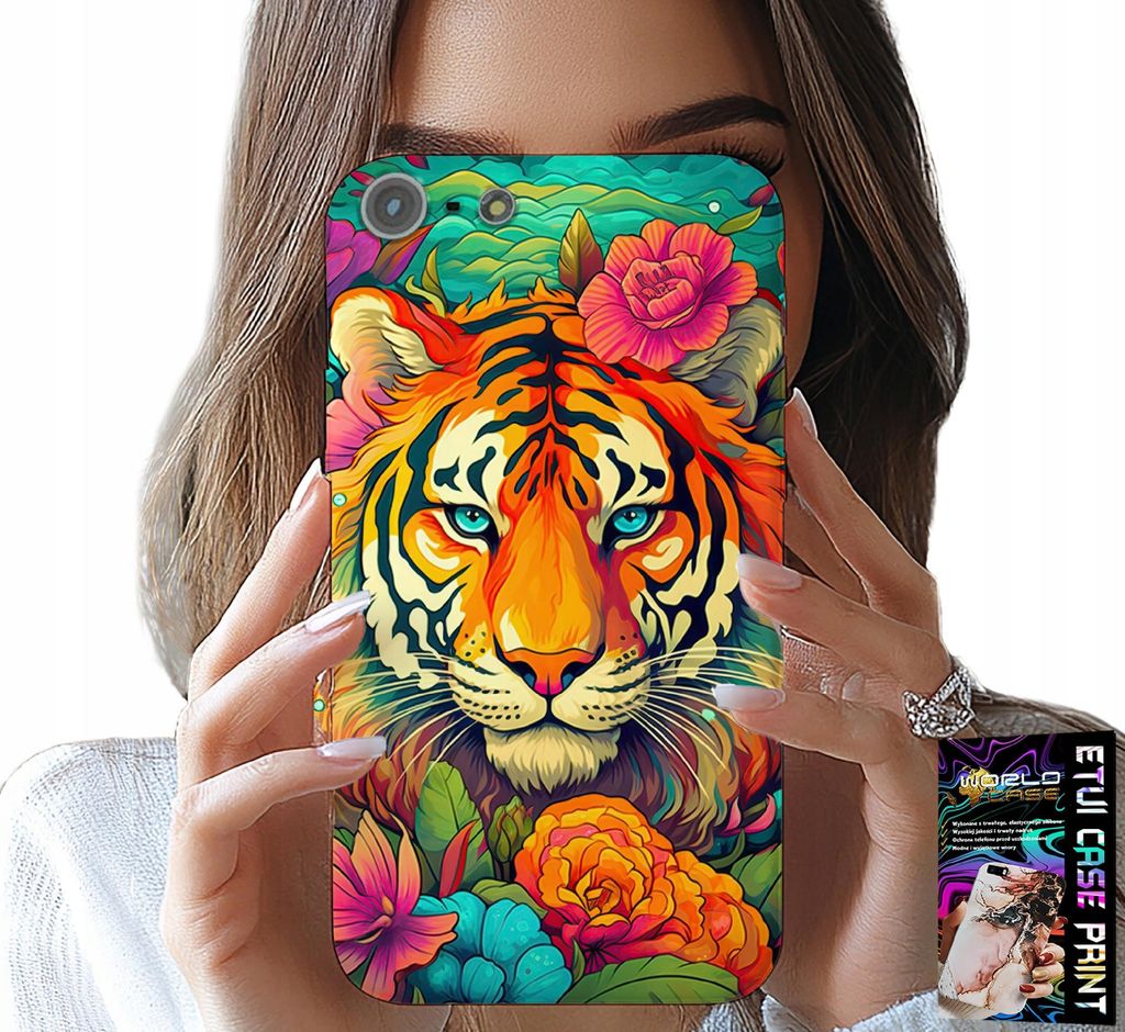 Etui Für Iphone 5 / 5S / 5C - Tiermuster Tiger Tiger Etui