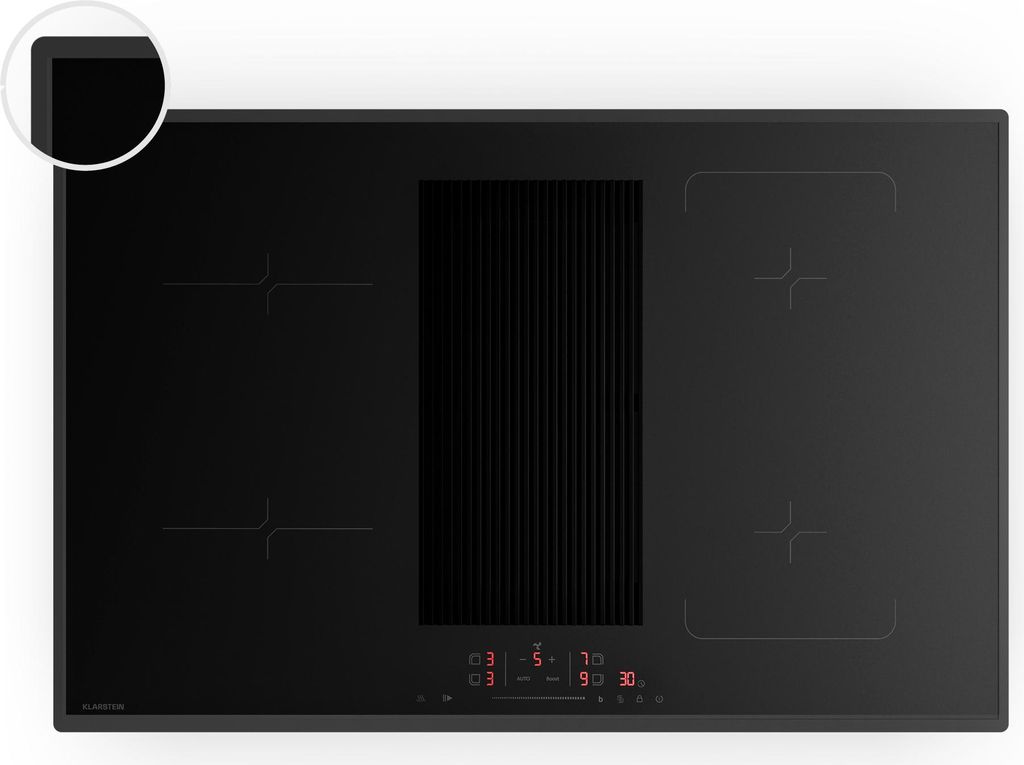 Klarstein Velaire Indukční varná deska s odsáváním - 80 cm, Obrázek produktu 