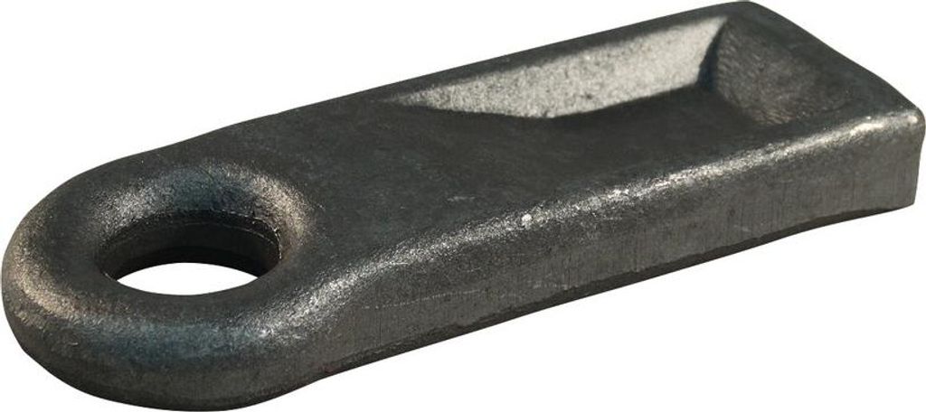 Flache Zugöse, Vollmaterial 14000kg Ø50mm