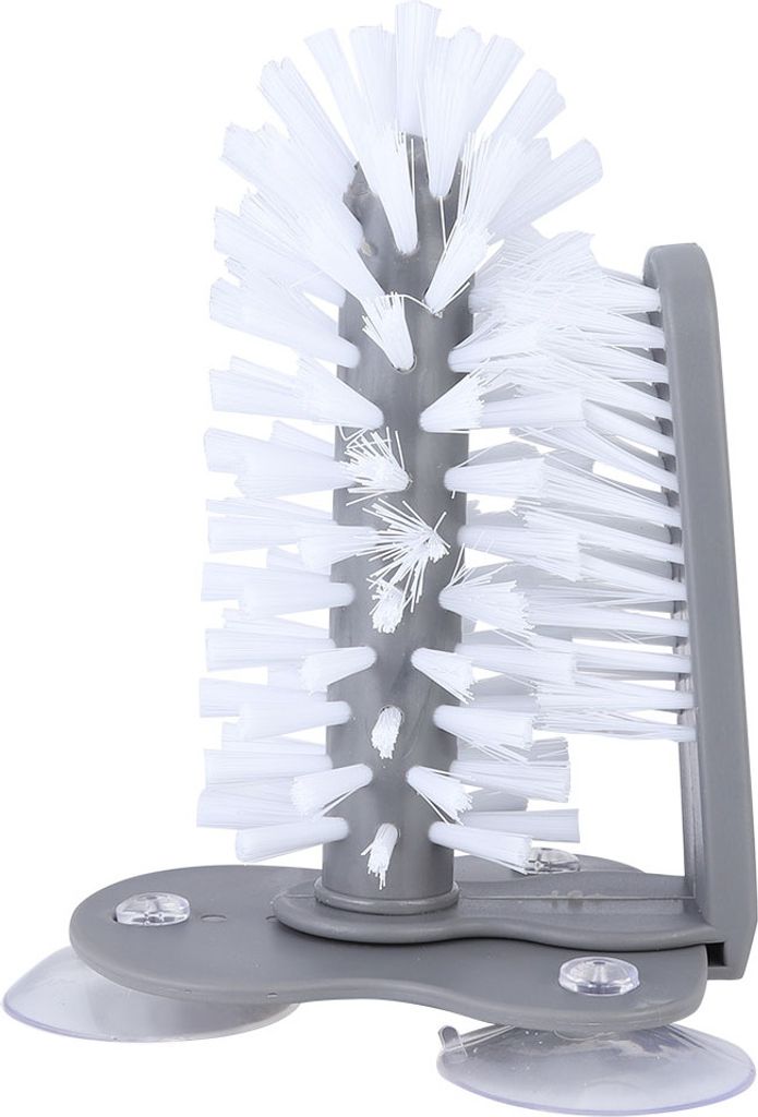 Wand-Saugnapf-Typ Tassenbürste Glas Wasserflasche Becherreiniger Reinigungswerkzeug für den Heimgebrauch