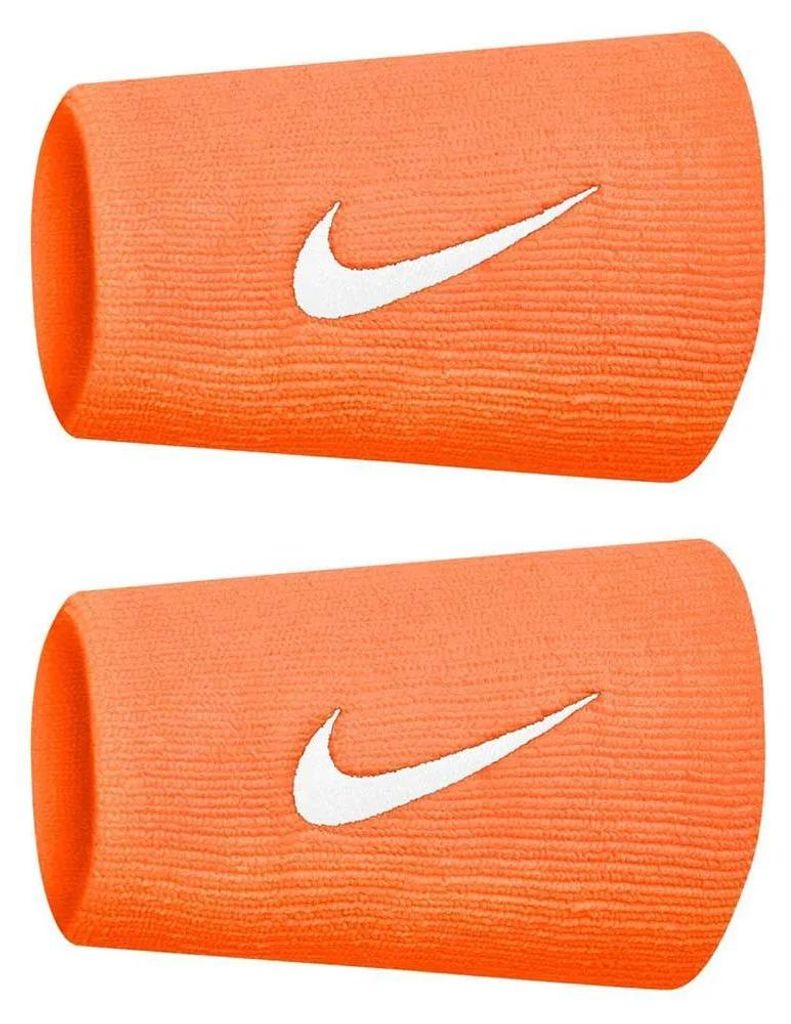 Nike Accessories Tennis Premier Doublewide Handgelenkband 2 Einheiten Orange Orange One Size