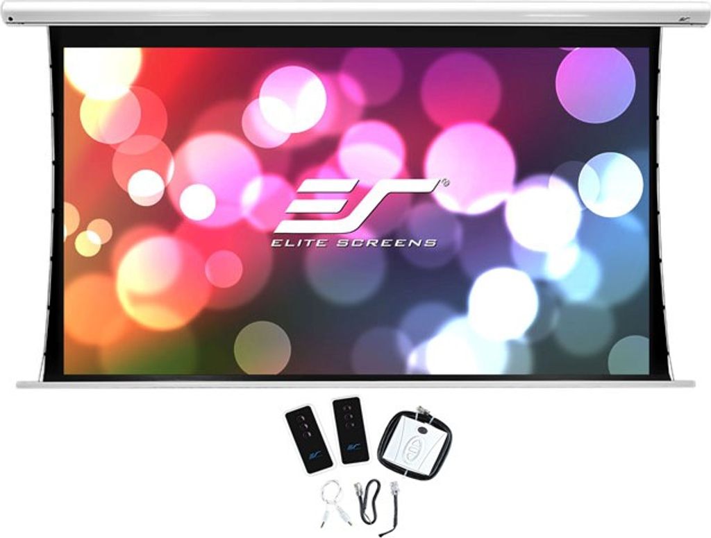 SAKER TAB TENSION - MOTORLEINWAND-MaxWhite- geeignet für: Standard-Throw projectors - standard matt-Weißes Leinwandtuch für normale Projektion FG